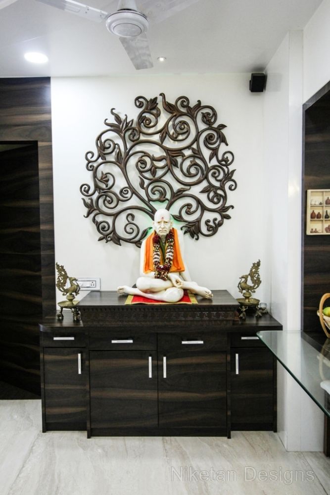 Niketan's interior design concept for living room with modern amenities
